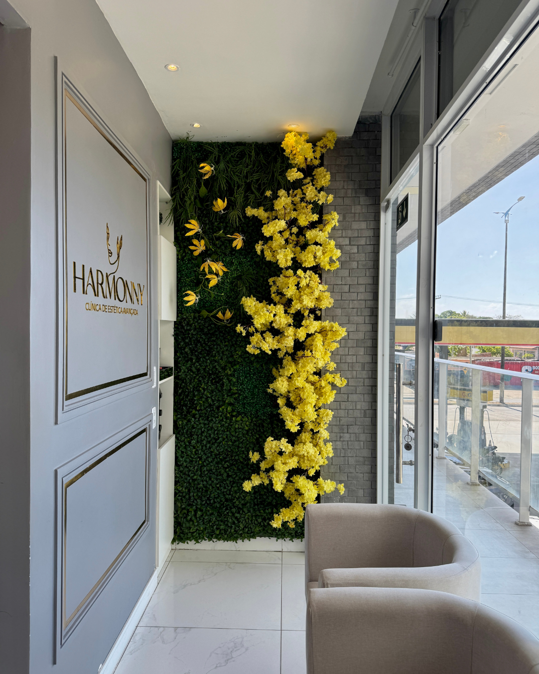 Ambiente interno da Clínica Harmonny