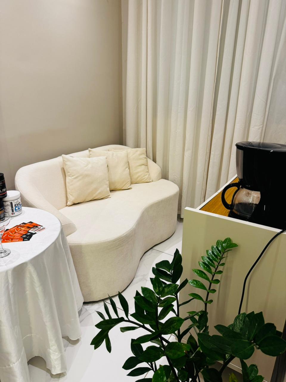 Sala de estar da Clínica Harmonny